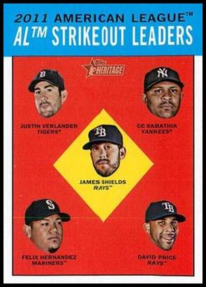 10 Justin Verlander CC Sabathia James Shields Felix Hernandez David Price LL